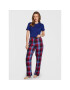 Tommy Hilfiger Pantaloni pijama UW0UW03960 Vișiniu Regular Fit - Pled.ro