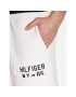 Tommy Hilfiger Pantaloni scurți sport Graphic MW0MW30413 Écru Regular Fit - Pled.ro