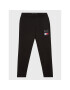 Tommy Hilfiger Pantaloni trening Flag KB0KB07978 D Negru Regular Fit - Pled.ro