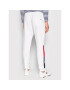 Tommy Hilfiger Pantaloni trening Jacquard MW0MW24537 Alb Regular Fit - Pled.ro