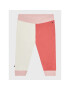 Tommy Hilfiger Pantaloni trening Logo Colorblock KN0KN01516 Roz Regular Fit - Pled.ro