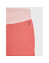 Tommy Hilfiger Pantaloni trening Logo Colorblock KN0KN01516 Roz Regular Fit - Pled.ro