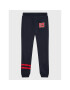 Tommy Hilfiger Pantaloni trening Th Collegiate KB0KB07983 D Bleumarin Regular Fit - Pled.ro