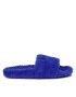 Tommy Hilfiger Papuci de casă Fur Home Slipper Slide FW0FW07663 Albastru - Pled.ro