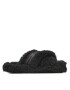 Tommy Hilfiger Papuci de casă Sherpa Fur Home Slippers Straps FW0FW06576 Negru - Pled.ro