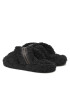 Tommy Hilfiger Papuci de casă Sherpa Fur Home Slippers Straps FW0FW06576 Negru - Pled.ro