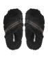 Tommy Hilfiger Papuci de casă Sherpa Fur Home Slippers Straps FW0FW06576 Negru - Pled.ro