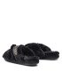 Tommy Hilfiger Papuci de casă Shiny Webbing Furry Slipper FW0FW06092 Negru - Pled.ro