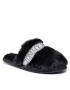 Tommy Hilfiger Papuci de casă Tommy Fur Hotel Slipper FW0FW07595 Negru - Pled.ro