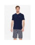 Tommy Hilfiger Pijama Print UM0UM02810 Bleumarin Regular Fit - Pled.ro