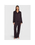 Tommy Hilfiger Pijama Satin UW0UW04051 Negru Regular Fit - Pled.ro