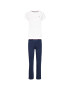 Tommy Hilfiger Pijama Set Cn Tee Ss UW0UW01347 Bleumarin - Pled.ro