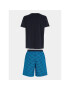 Tommy Hilfiger Pijama UM0UM01959 Bleumarin Regular Fit - Pled.ro