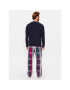 Tommy Hilfiger Pijama UM0UM02891 Bleumarin Regular Fit - Pled.ro