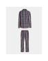 Tommy Hilfiger Pijama UM0UM03066 Bleumarin Regular Fit - Pled.ro