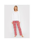 Tommy Hilfiger Pijama UW0UW02566 Alb Regular Fit - Pled.ro