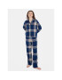 Tommy Hilfiger Pijama UW0UW03961 Albastru Relaxed Fit - Pled.ro