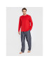 Tommy Hilfiger Pijama Woven UM0UM01960 Roșu Regular Fit - Pled.ro