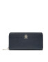 Tommy Hilfiger Portofel Mare de Damă Emblem AW0AW15181 Bleumarin - Pled.ro