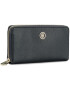 Tommy Hilfiger Portofel Mare de Damă Honey Large Za Wallet AW0AW04281 Bleumarin - Pled.ro