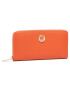 Tommy Hilfiger Portofel Mare de Damă Honey Lrg Za Wallet AW0AW08891 Portocaliu - Pled.ro