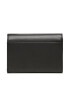 Tommy Hilfiger Portofel Mare de Damă Th Chic Med Flap Wallet AW0AW14887 Negru - Pled.ro