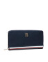 Tommy Hilfiger Portofel Mare de Damă Th Element Lrg Za Corp AW0AW10540 Bleumarin - Pled.ro