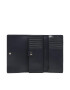 Tommy Hilfiger Portofel Mare de Damă Th Emblem Lrg Flap Wallet AW0AW14651 Bleumarin - Pled.ro