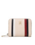 Tommy Hilfiger Portofel Mare de Damă Th Emblem Med Za Corp AW0AW15118 Bej - Pled.ro