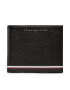 Tommy Hilfiger Portofel Mare pentru Bărbați Th Central Mini Cc Wallet AM0AM11258 Negru - Pled.ro