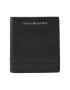 Tommy Hilfiger Portofel Mic pentru Bărbați Th Business Leather Trifold AM0AM10984 Negru - Pled.ro