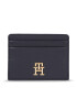 Tommy Hilfiger Portofel pentru femei Iconic Tommy Cc Holder AW0AW15897 Bleumarin - Pled.ro