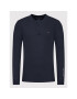 Tommy Hilfiger Pulover Casual Henley MW0MW20156 Bleumarin Relaxed Fit - Pled.ro