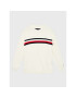 Tommy Hilfiger Pulover Essential Global Stripe KB0KB07826 D Alb Regular Fit - Pled.ro