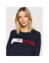 Tommy Hilfiger Pulover Graphic WW0WW31519 Bleumarin Regular Fit - Pled.ro