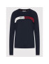 Tommy Hilfiger Pulover Graphic WW0WW31519 Bleumarin Regular Fit - Pled.ro