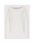 Tommy Hilfiger Pulover Hayana WW0WW33054 Alb Relaxed Fit - Pled.ro