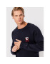 Tommy Hilfiger Pulover Monogram American MW0MW27938 Bleumarin Relaxed Fit - Pled.ro