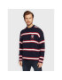 Tommy Hilfiger Pulover Monogram MW0MW28052 Bleumarin Regular Fit - Pled.ro