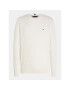 Tommy Hilfiger Pulover MW0MW33132 Écru Relaxed Fit - Pled.ro