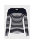 Tommy Hilfiger Pulover Striped WW0WW35259 Bleumarin Slim Fit - Pled.ro