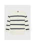 Tommy Hilfiger Pulover Structure Rugby KB0KB07497 Alb Regular Fit - Pled.ro