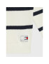 Tommy Hilfiger Pulover Structure Rugby KB0KB07497 Alb Regular Fit - Pled.ro