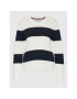 Tommy Hilfiger Pulover WW0WW35263 Alb Regular Fit - Pled.ro