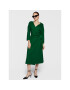 Tommy Hilfiger Rochie cocktail WW0WW37101 Verde Regular Fit - Pled.ro