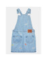 Tommy Hilfiger Rochie de blugi Dungaree KG0KG07194 D Albastru Regular Fit - Pled.ro