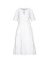 Tommy Hilfiger Rochie de vară Pien Emb WW0WW27799 Alb Regular Fit - Pled.ro