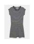 Tommy Hilfiger Rochie de zi Breton KG0KG07185 D Bleumarin Regular Fit - Pled.ro