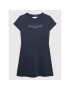 Tommy Hilfiger Rochie de zi Essential Skater KG0KG06588 Bleumarin Regular Fit - Pled.ro