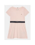 Tommy Hilfiger Rochie de zi Essential Skater KG0KG07776 D Roz Regular Fit - Pled.ro